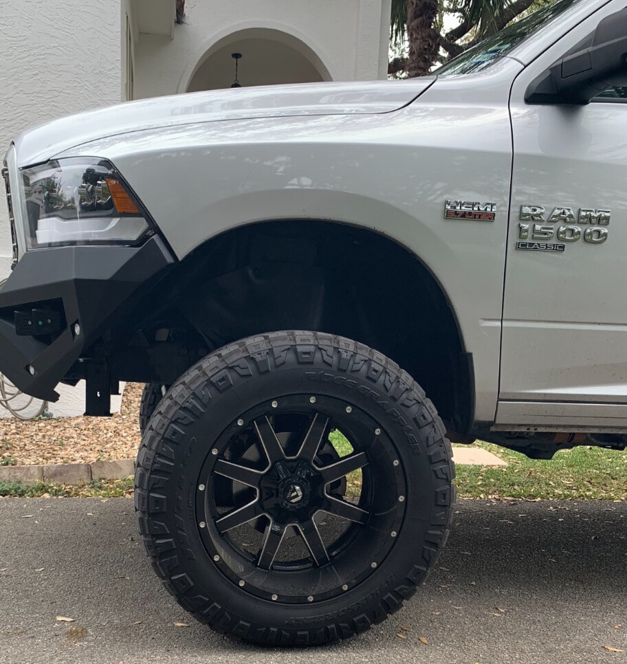 2019 Ram 1500 Classic Hemi with Fuel Maverick wheels and Nitto Ridge Grappler tires