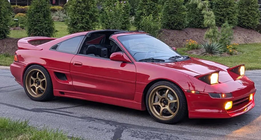 1991 Toyota MR2 Turbo with Advan Racing RG D2 wheels