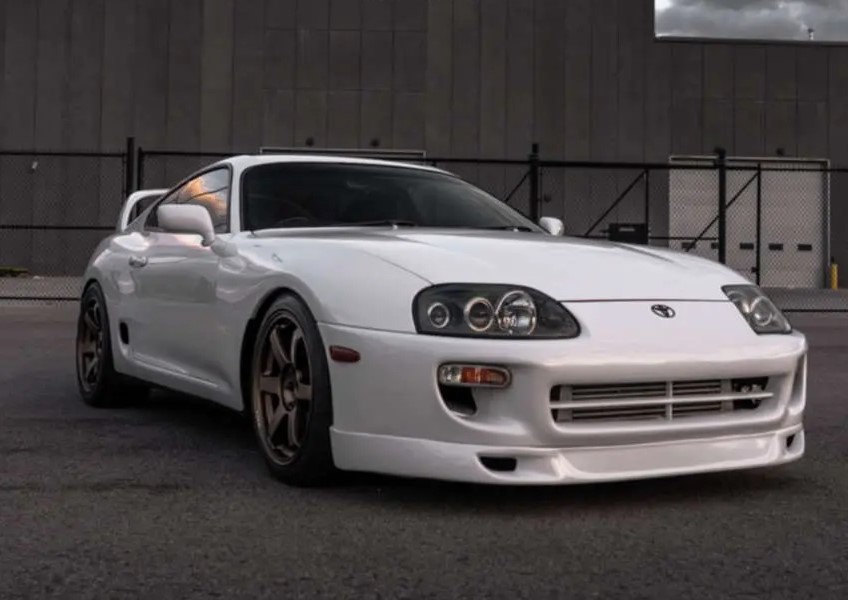 1993 Toyota Supra Twin Turbo with VOLK TE37 wheels