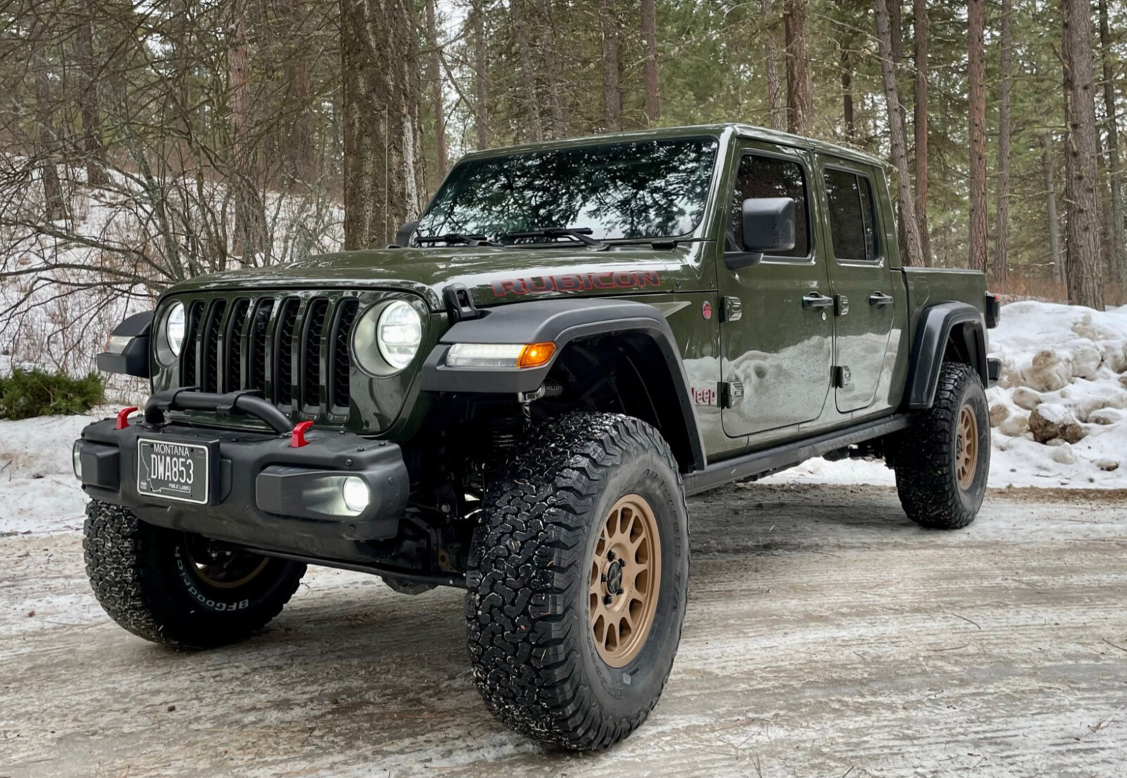 2022 Jeep Gladiator Rubicon with Method MR703 wheels