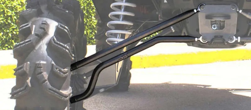 high clearance radius rods on UTV