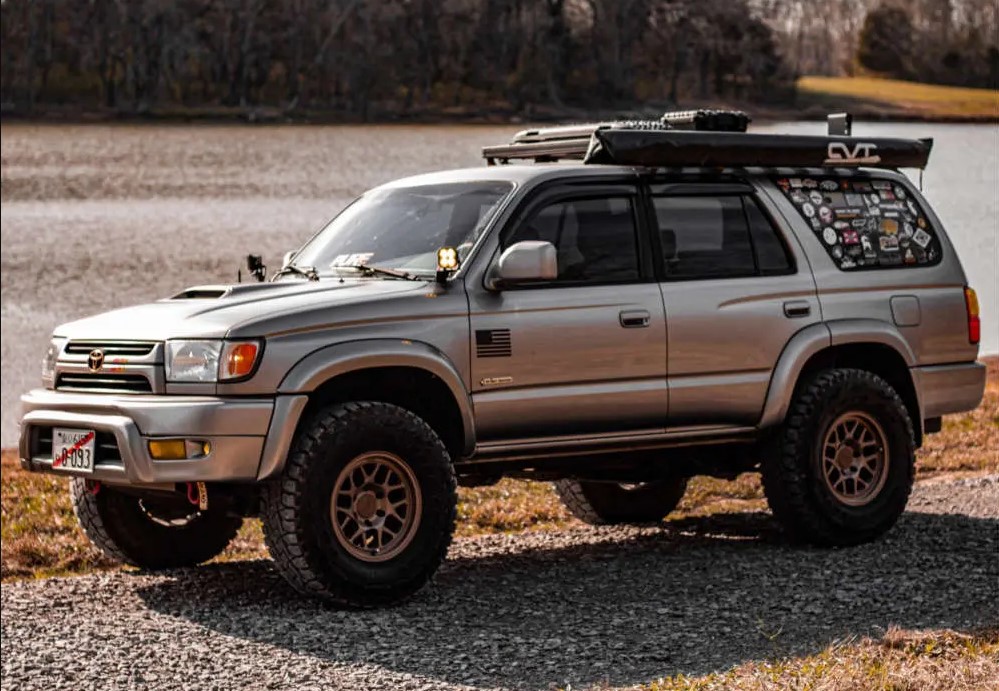 2002 Toyota 4Runner with KMC KM717 wheels and Toyo Tires Open Country RT