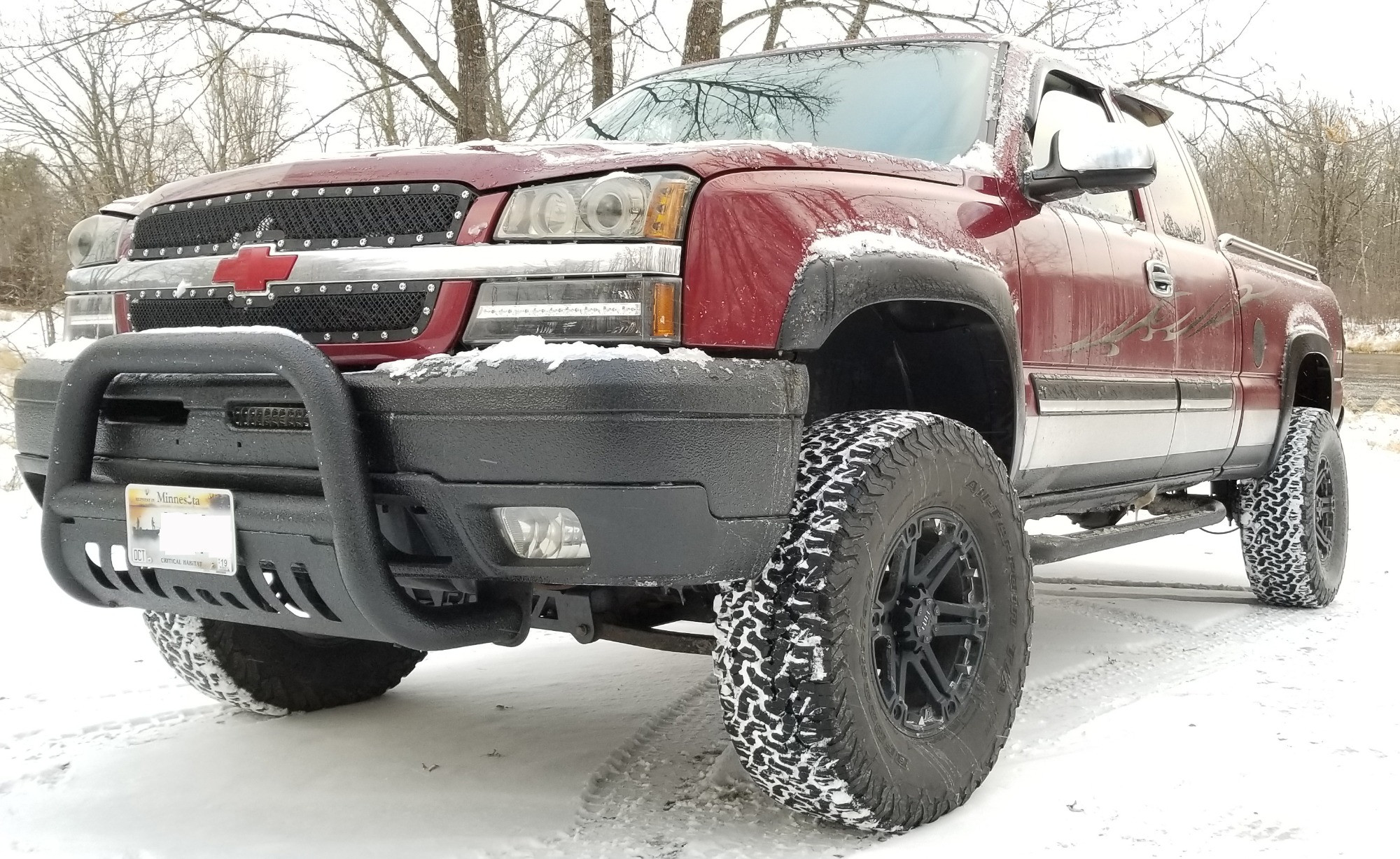 2004 Chevy Silverado 1500 with Tuff T01 wheels and BFGoodrich All Terrain TA KO2 tires