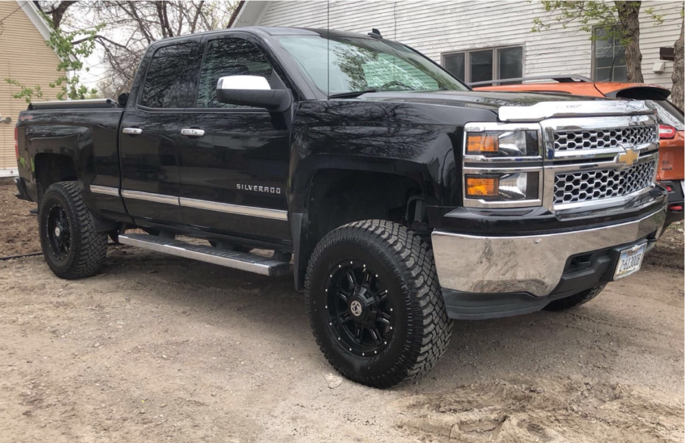 2014 Chevy Silverado 1500 with Anthem Off-Road Instigator wheels and Rough Country Suspension Lift