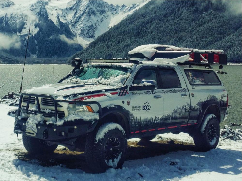 2014 Ram 1500 with Nitto Ridge Grappler tires and Zone Suspension Lift