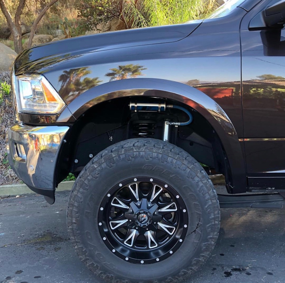 2017 Ram 3500 with Fuel Throttle wheels