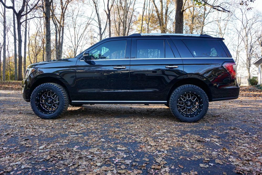 2018 Ford Expedition with XD Grenade Wheels and Mickey Thompson Baja Boss Tires