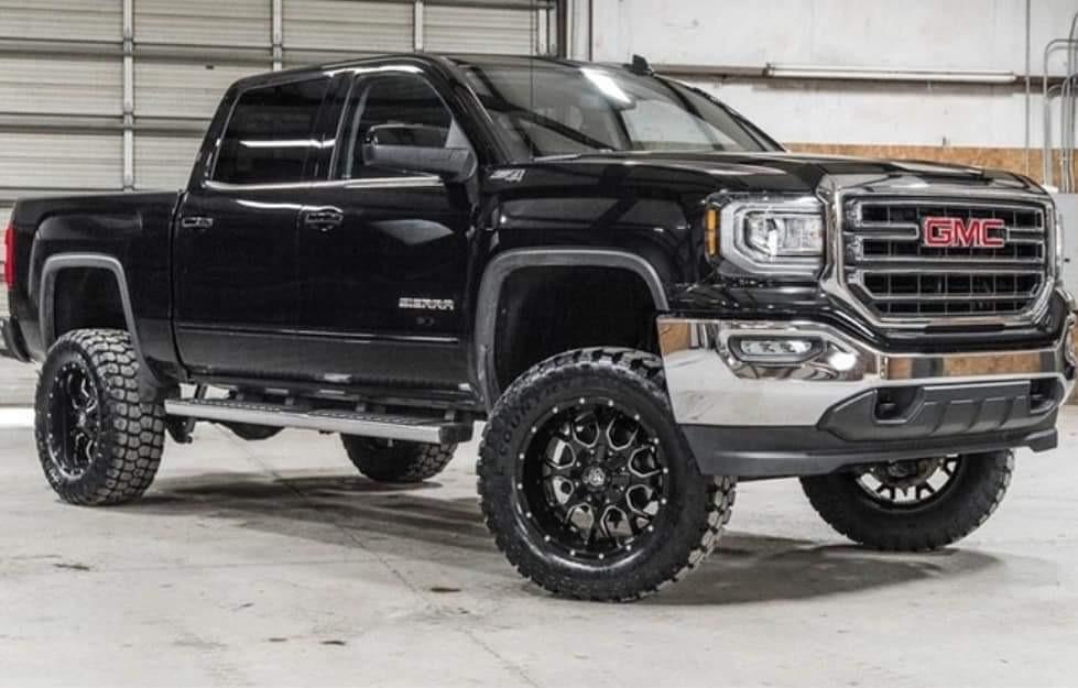 2018 GMC Sierra 1500 with Mayhem Warrior wheels and Ironman All Country MT tires