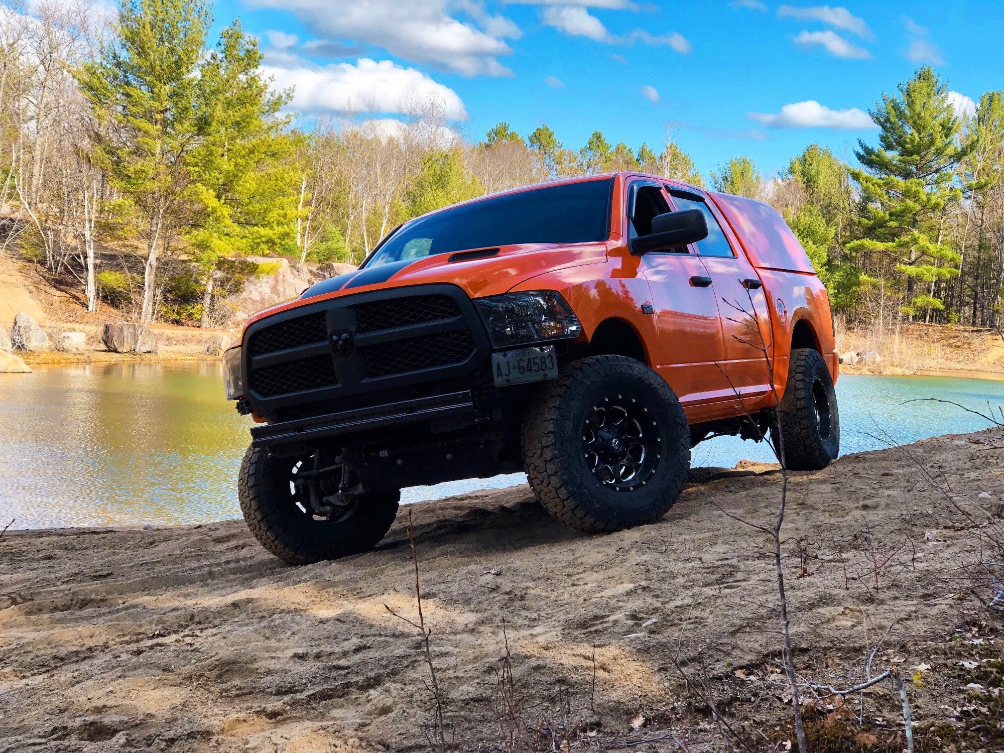 2019 Ram 1500 Classic with Fuel Boost wheels and AMP Pro tires