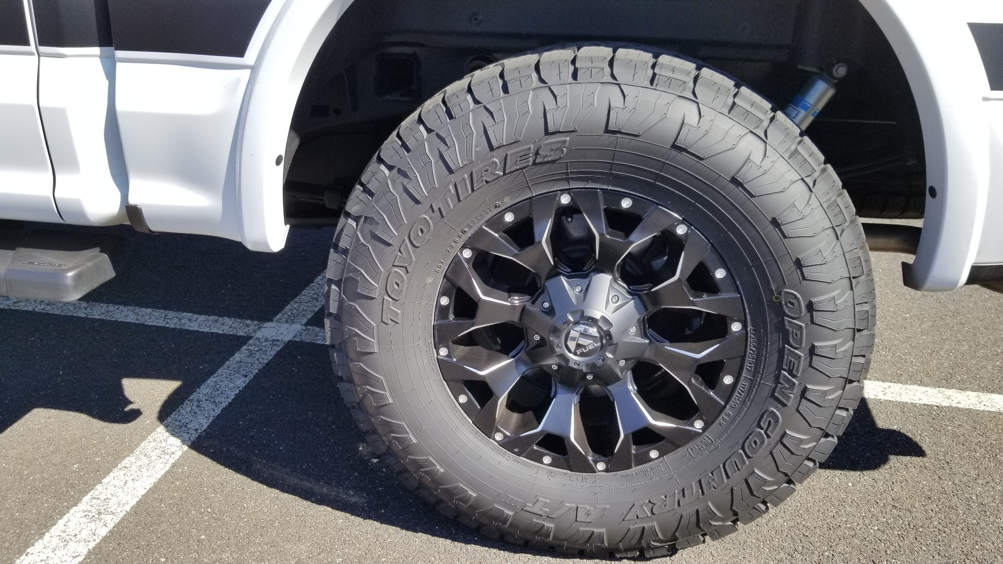 2020 Ford F-150 with Fuel Assault wheels and Toyo Open Country A/T III tires