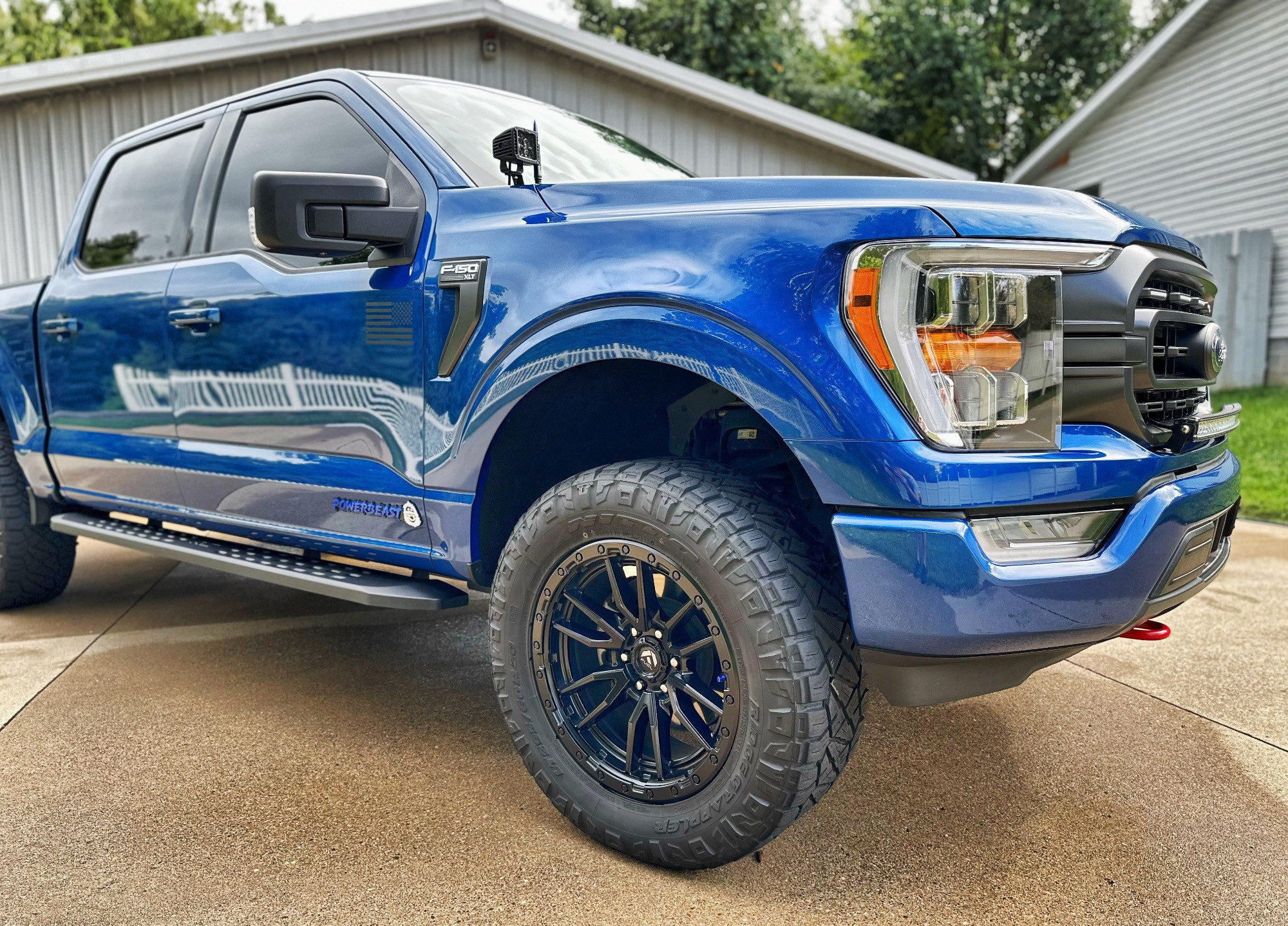 2022 Ford F-150 with Fuel Rebel 6 wheels and Nitto Ridge Grappler tires