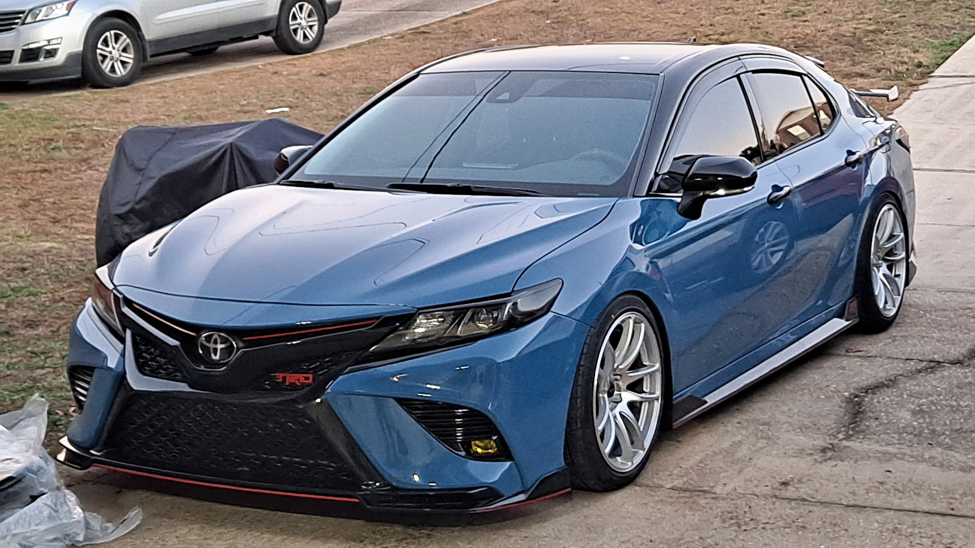 2022 Toyota Camry TRD with Vercelli Strada tires and Vors TR4 wheels
