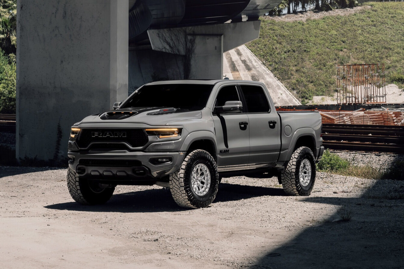 2024 Ram 1500 TRX with Nitto Ridge Grappler tires and Rough Country Leveling Kit