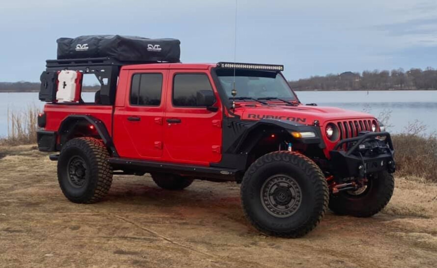 2020 Jeep Gladiator with Black Rhino Armory wheels and BFGoodrich Mud-Terrain T/A KM3 tires