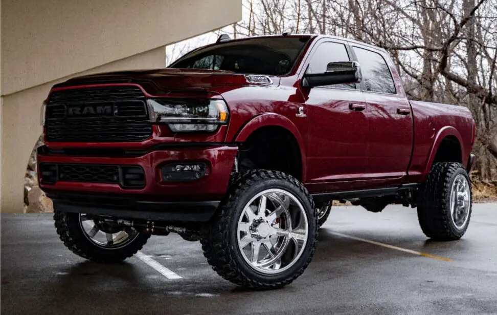 2023 Ram 2500 Limited with ARKON FORGED Anvil wheels and Mickey Thompson Baja Boss MT tires
