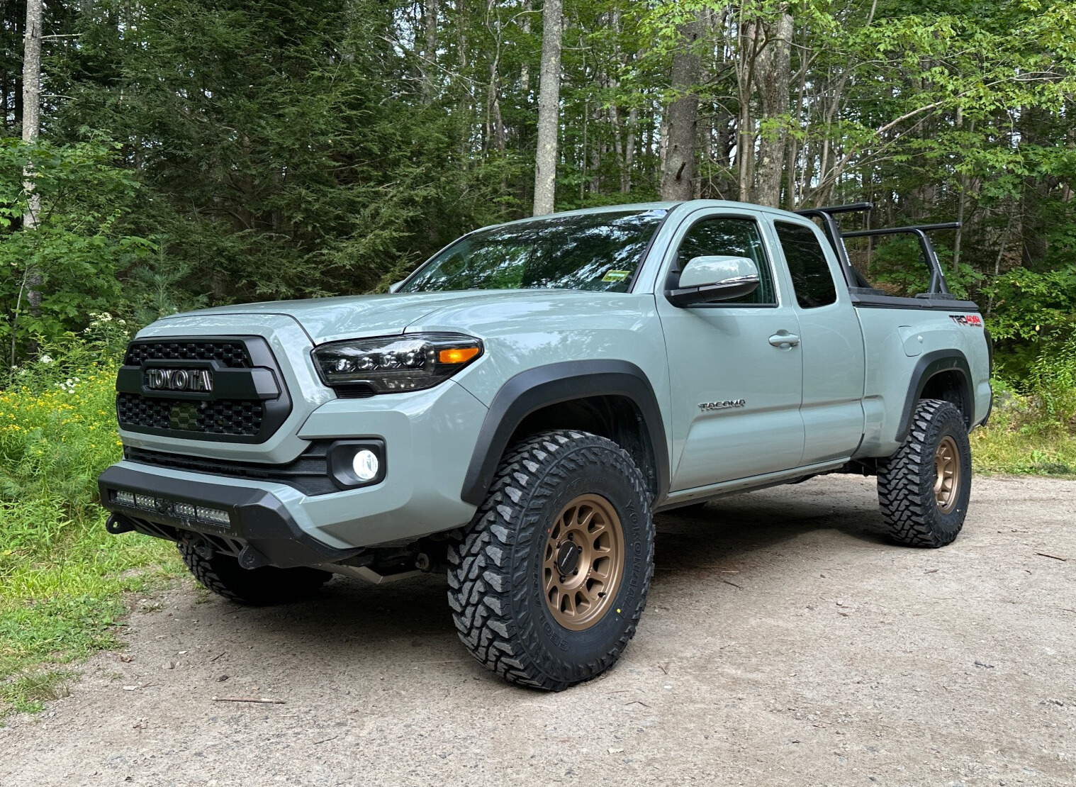 2022 Toyota Tacoma TRD with Icon Suspension Lift and Yokohama Geolandr MT tires