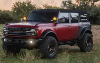 2023 Ford Bronco Badlands with Black Rhino Chamber wheels and Falken Wildpeak AT3W tires