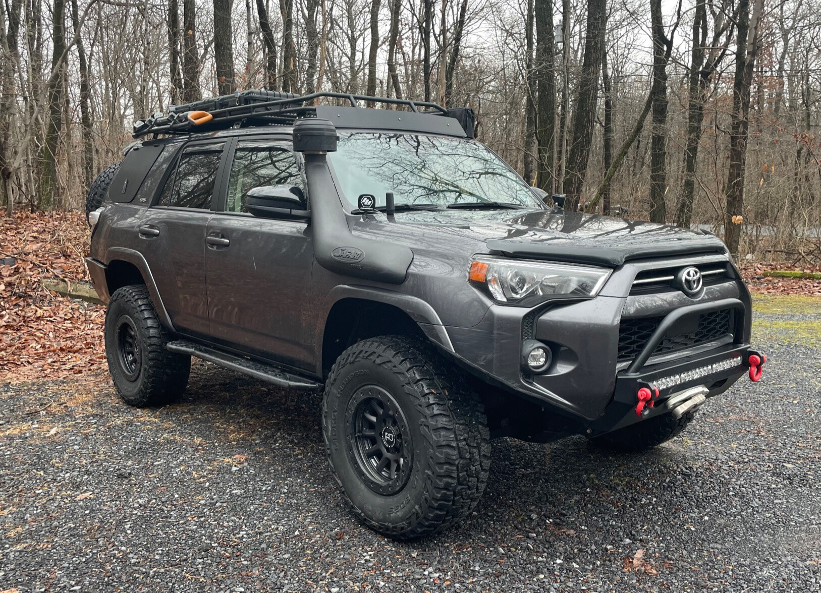 2022 Toyota 4Runner SR5 with Black Rhino Dugger wheels and Icon Suspension Lift