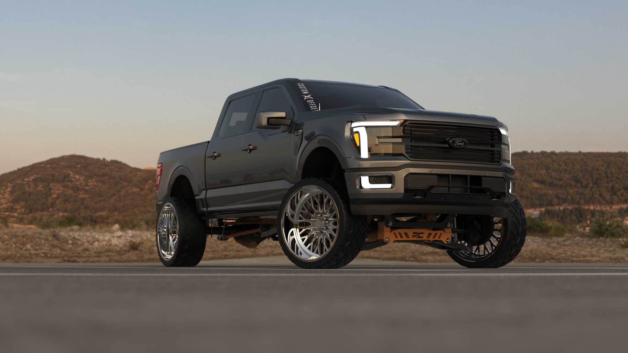 Ford F-150 leveling and lift height comparison