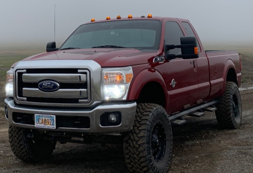 2015 Ford F-250 with Fuel Hostage wheels and Rough Country Suspension Lift