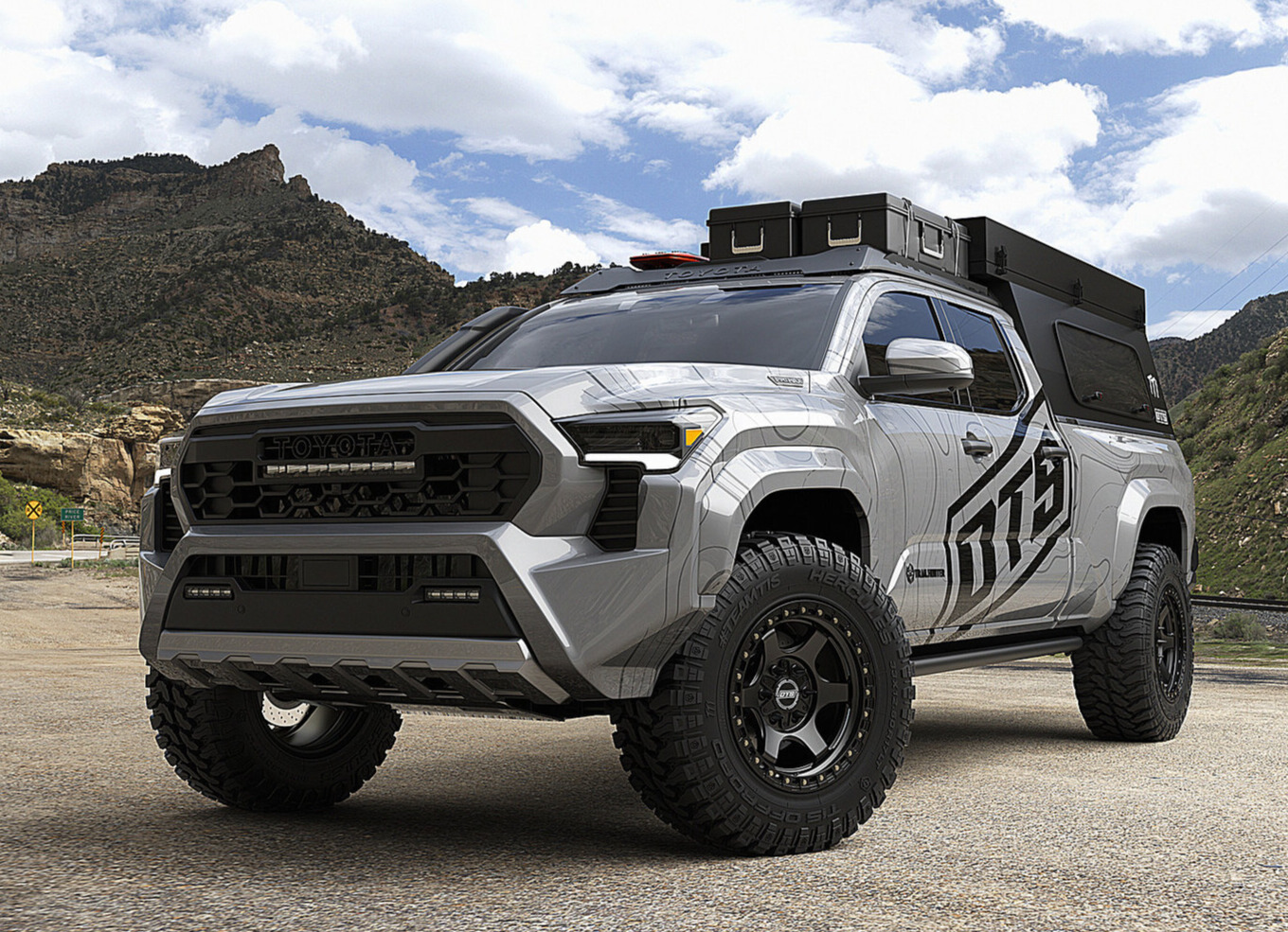 DTS Toyota Pickup Truck with Dropstars Trail Series Wheels