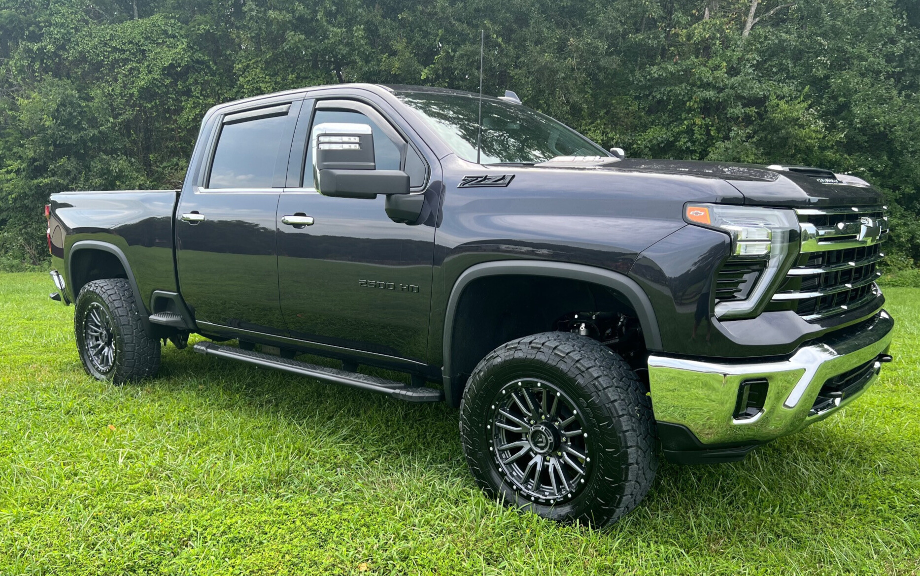 2024 Chevy Silverado 1500 LTZ with Toyo Open Country A/T III tires and Fuel Rebel 8 wheels