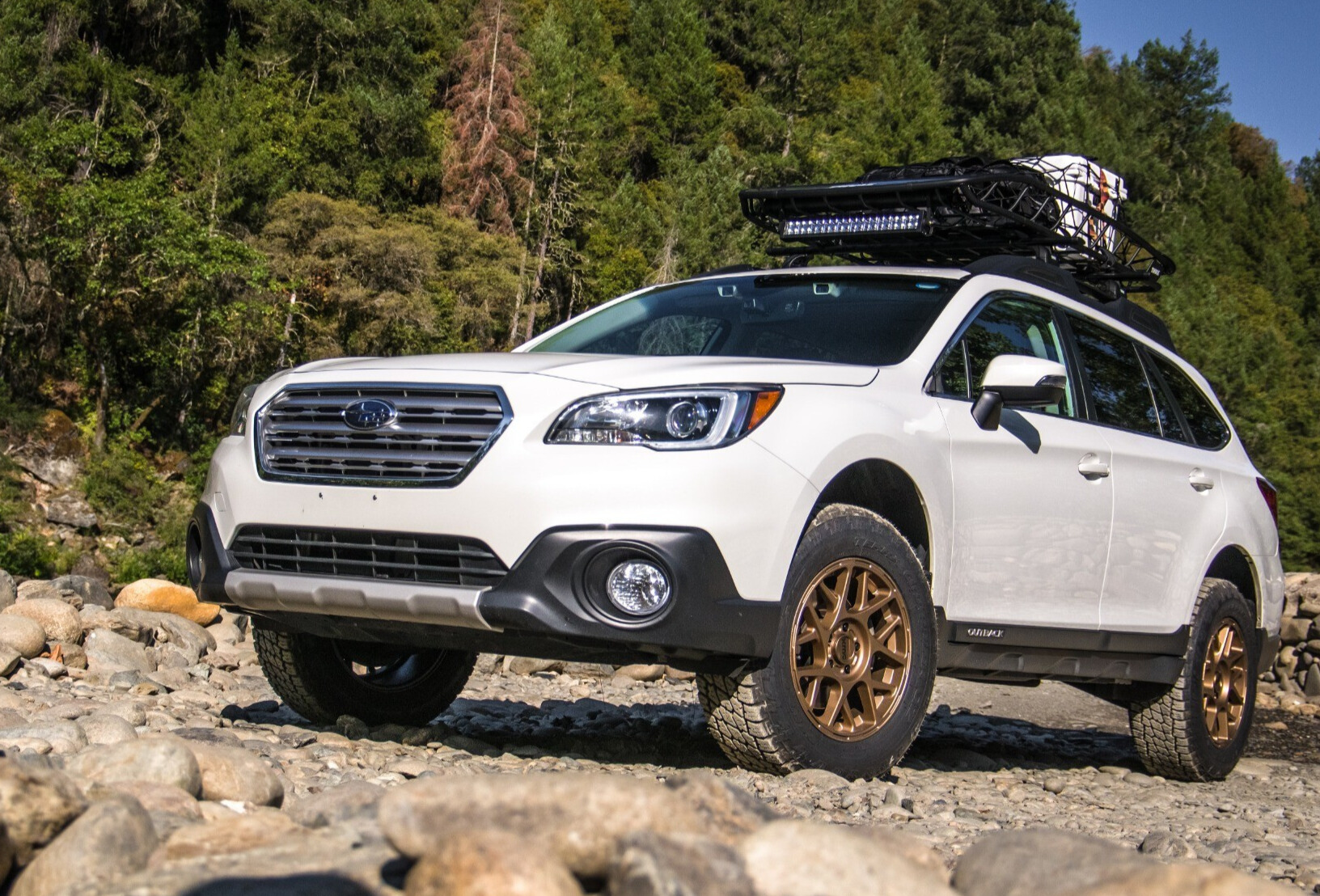 2017 Subaru Outback with KMC KM708 wheels and Nitto Terra Grappler G2 tires