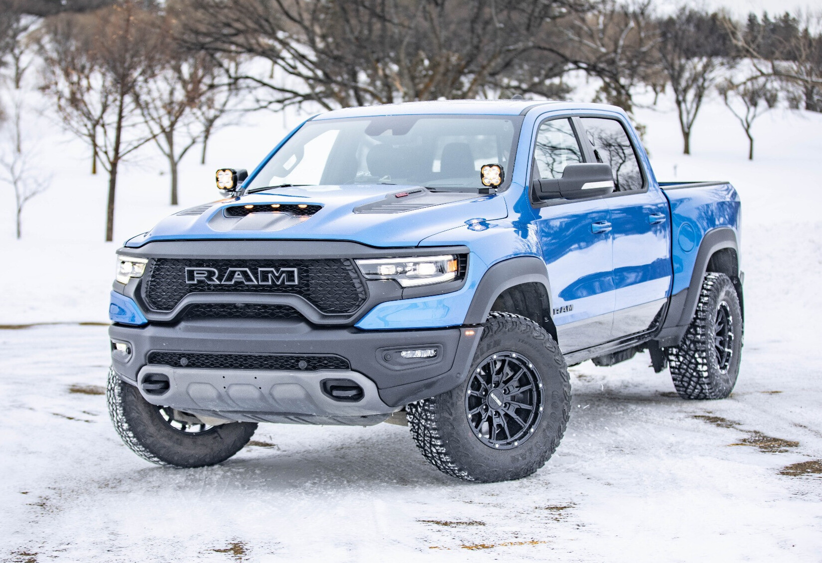 2022 Ram 1500 TRX with Anthem Off-Road Talon wheels and Goodyear Wrangler tires