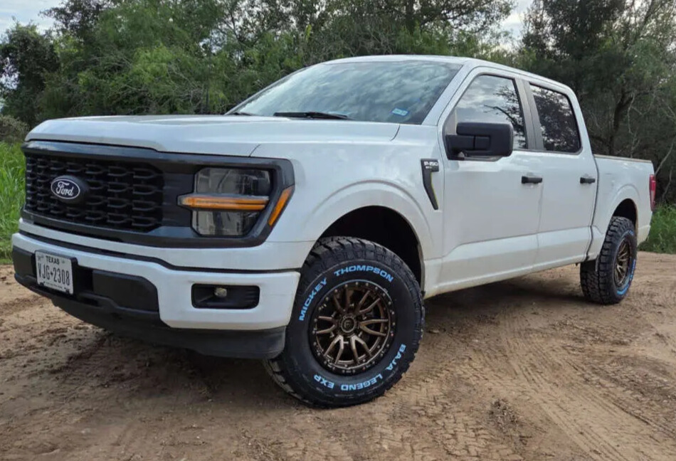 2024 Ford F-150 with Fuel Rebel 6 wheels and Mickey Thompson Baja Legend EXP tires