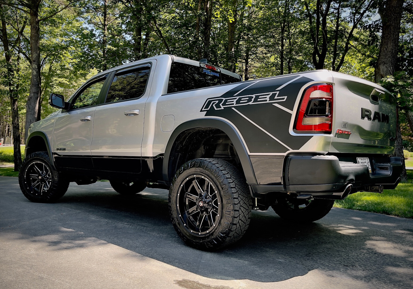 2020 Ram 1500 with Zone Suspension Lift and Nitto Ridge Grappler tires