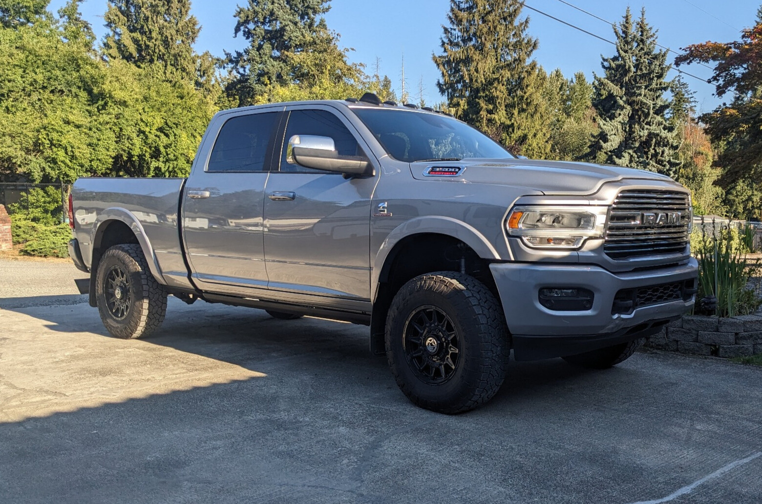 2019 Ram 3500 Laramie with Anthem Off-Road Liberty wheels and Toyo Open Country A/T III tires
