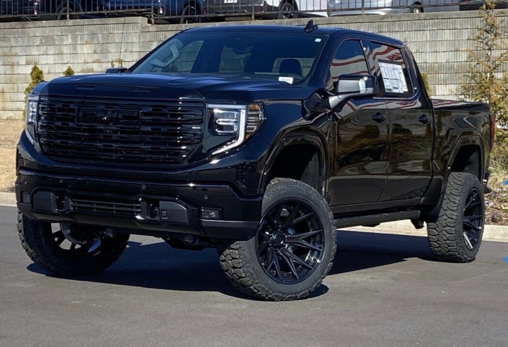 2024 GMC Sierra 1500 Denali with Zone Suspension Lift and Fuel Catalyst wheels