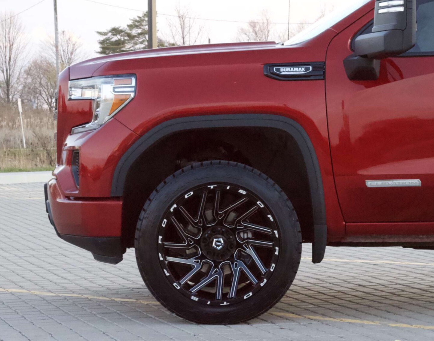 2021 GMC Sierra 1500 with Nitto Recon Grappler A/T tires and TIS 544BM wheels