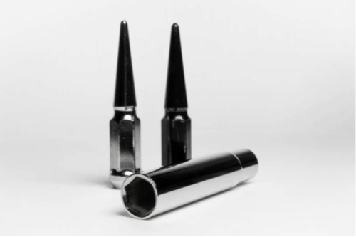 Custom Offsets Replacement Spiked Lug Nuts with Black Spike Finish