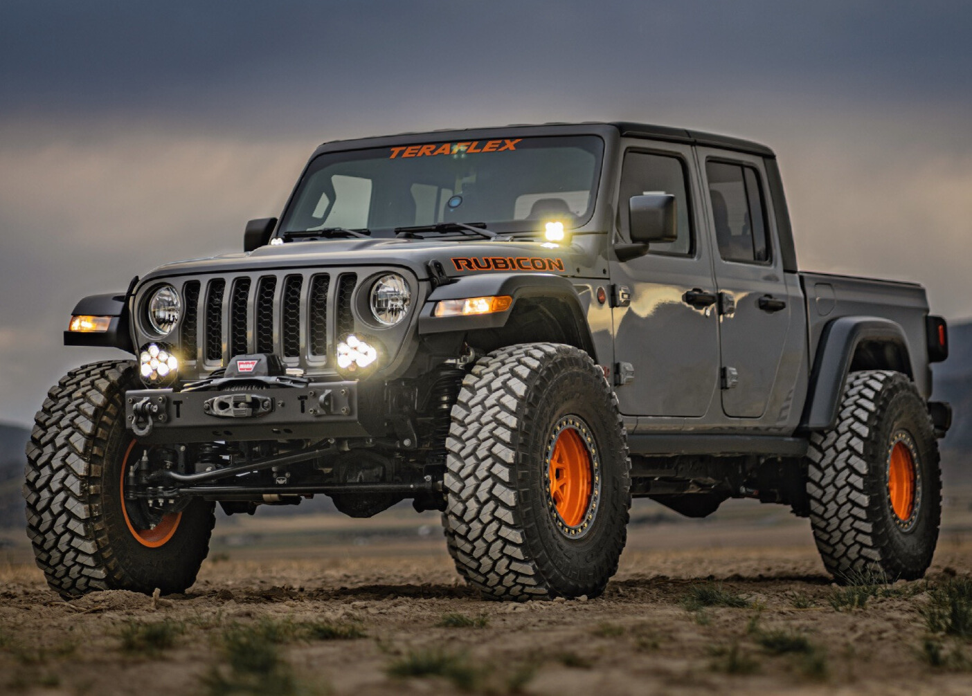 2021 Jeep Gladiator Rubicon with Nitto Trail Grappler tires