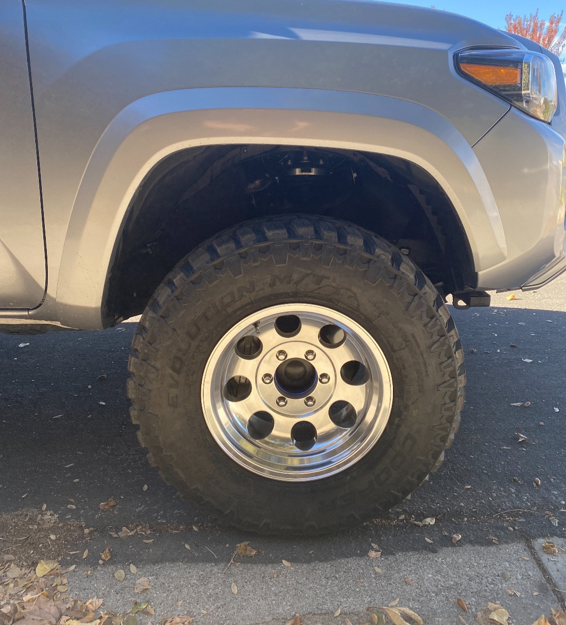 2020 Toyota Tacoma with Cooper Evolution MT tires