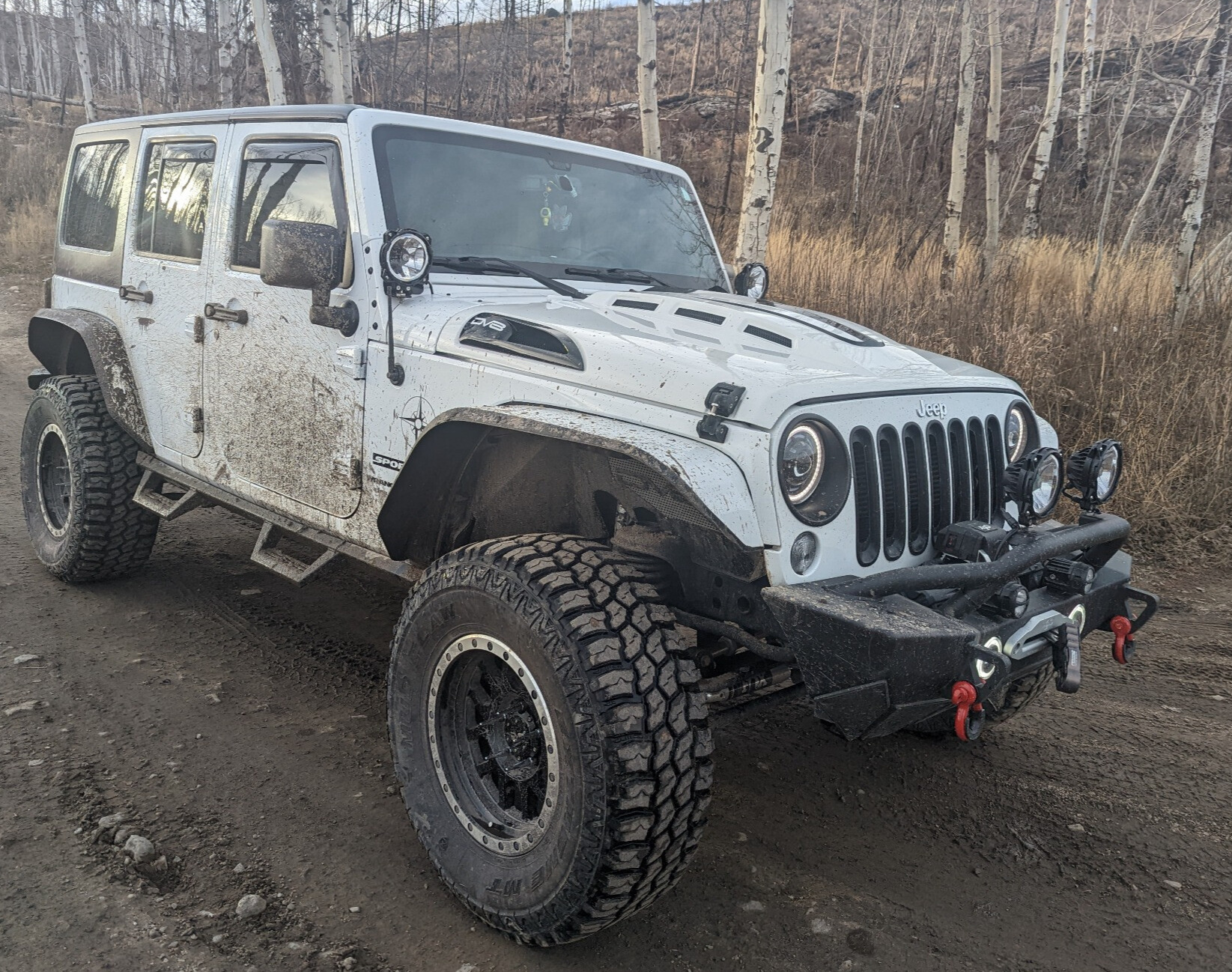 2018 Jeep Wrangler JK with JKS Suspension Lift