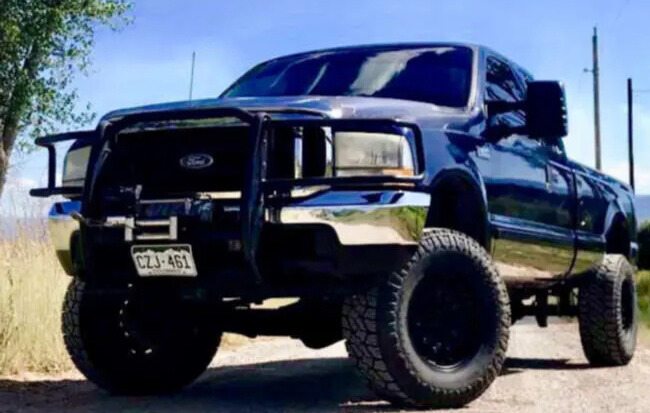 2002 Ford F-250 Super Duty with Black Rhino Arsenal wheels and Nitto Exo Grappler tires