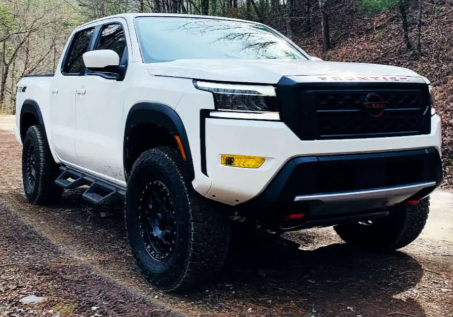 2022 Nissan Frontier with KMC KM545 wheels and Falken Wildpeak AT3W tires
