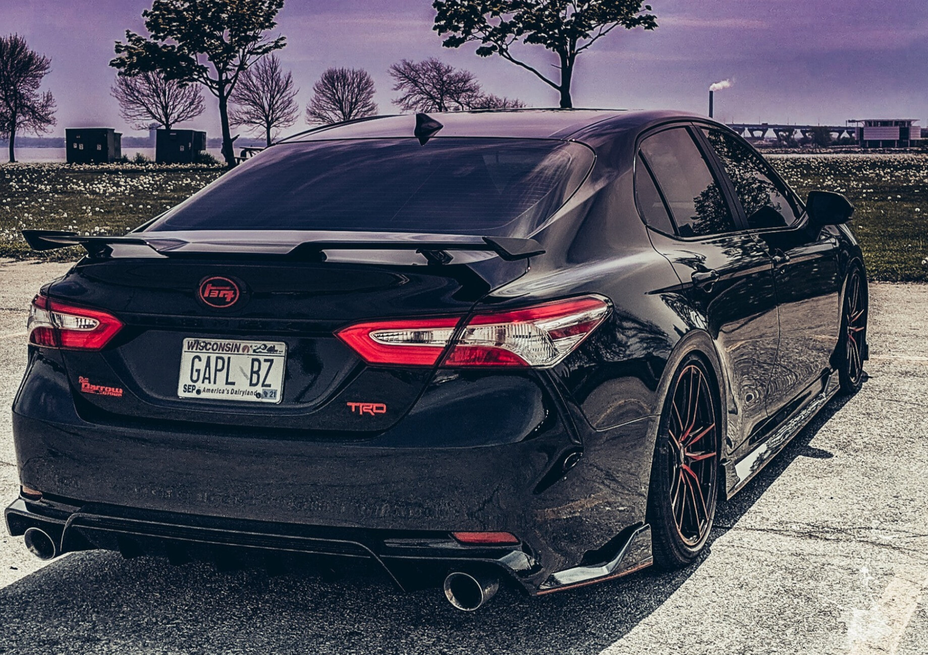 2020 Toyota Camry TRD with Konig Myth wheels and Michelin All-Season tires