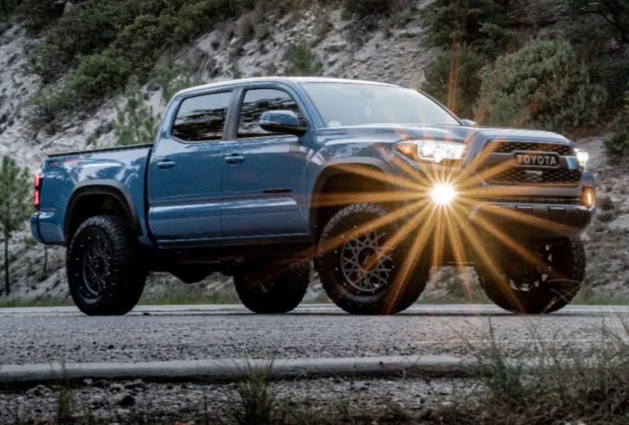 2019 Toyota Tacoma with Vision Rocker wheels and Nitto Ridge Grappler tires