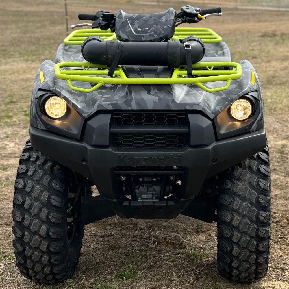 front view of kawasaki atv