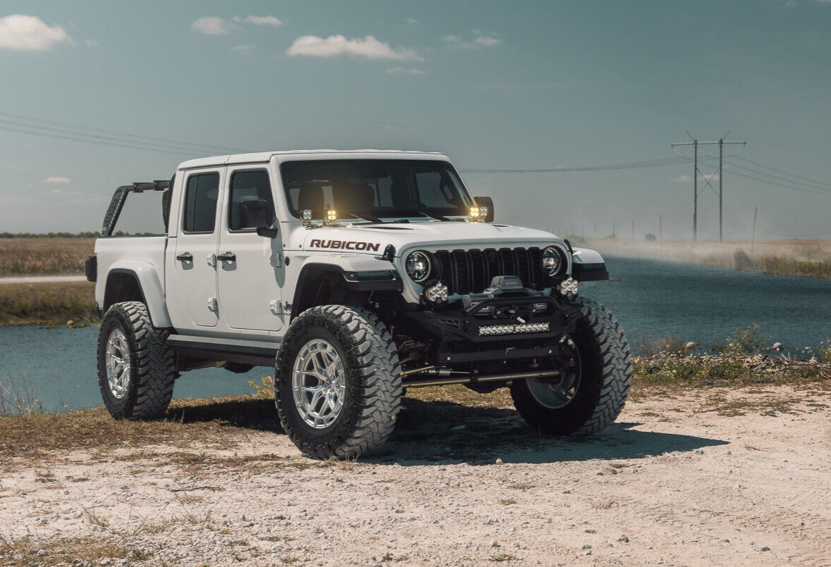 2024 Jeep Gladiator Rubicon with ReadyLIFT Suspension Lift and Vossen HFX wheels