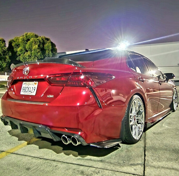 2022 Toyota Camry XSE with Falken Azenis FK453 tires and BC Racing Coilovers