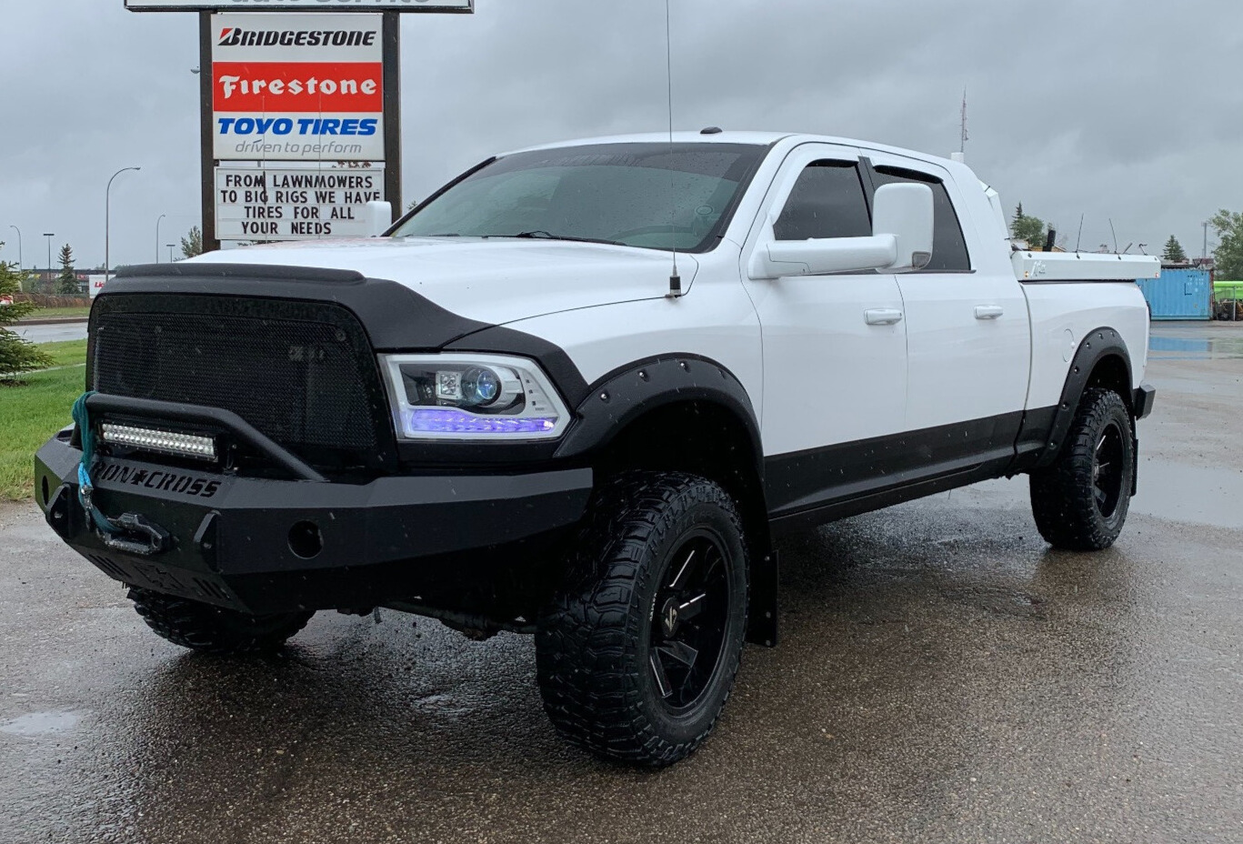 2014 Ram 3500 with Arkon Off-Road Lincoln wheels and Cooper Discoverer STT Pro tires