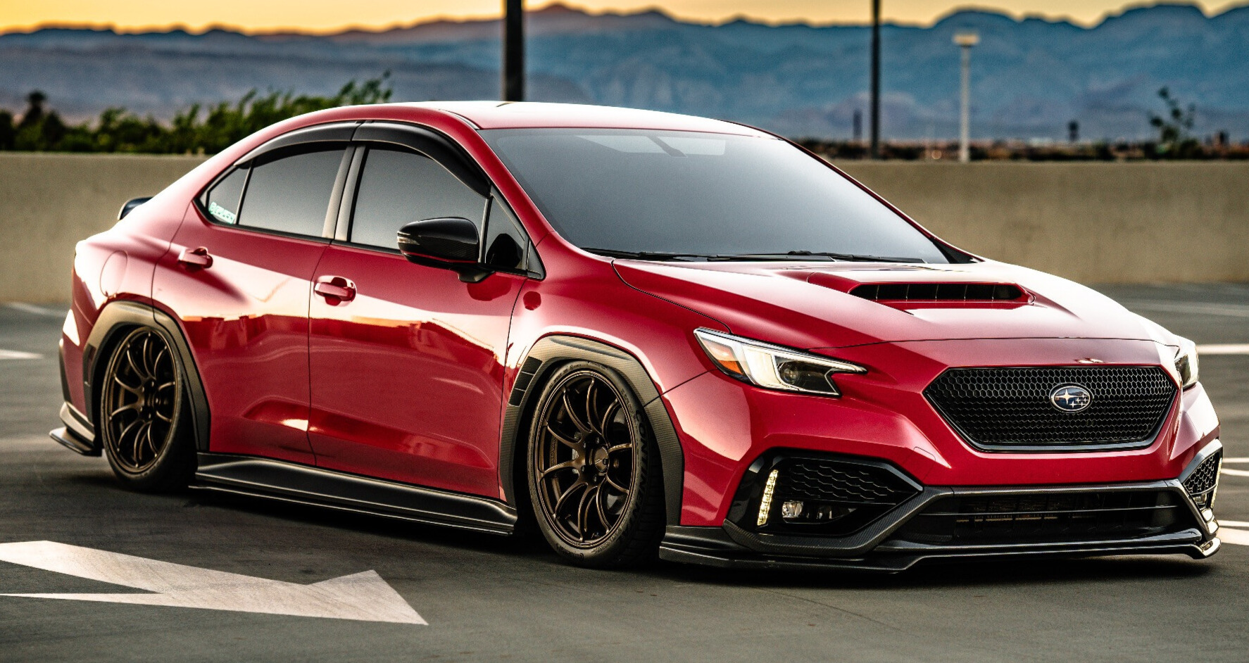 2022 Subaru WRX Limited with Advan Raching RZII wheels