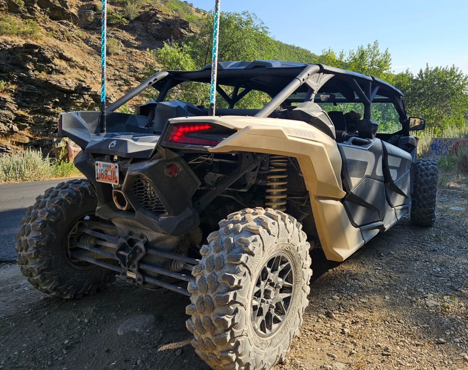 2023 Can-Am Maverick X3 with ITP Coyote tires and Fox Racing Suspension