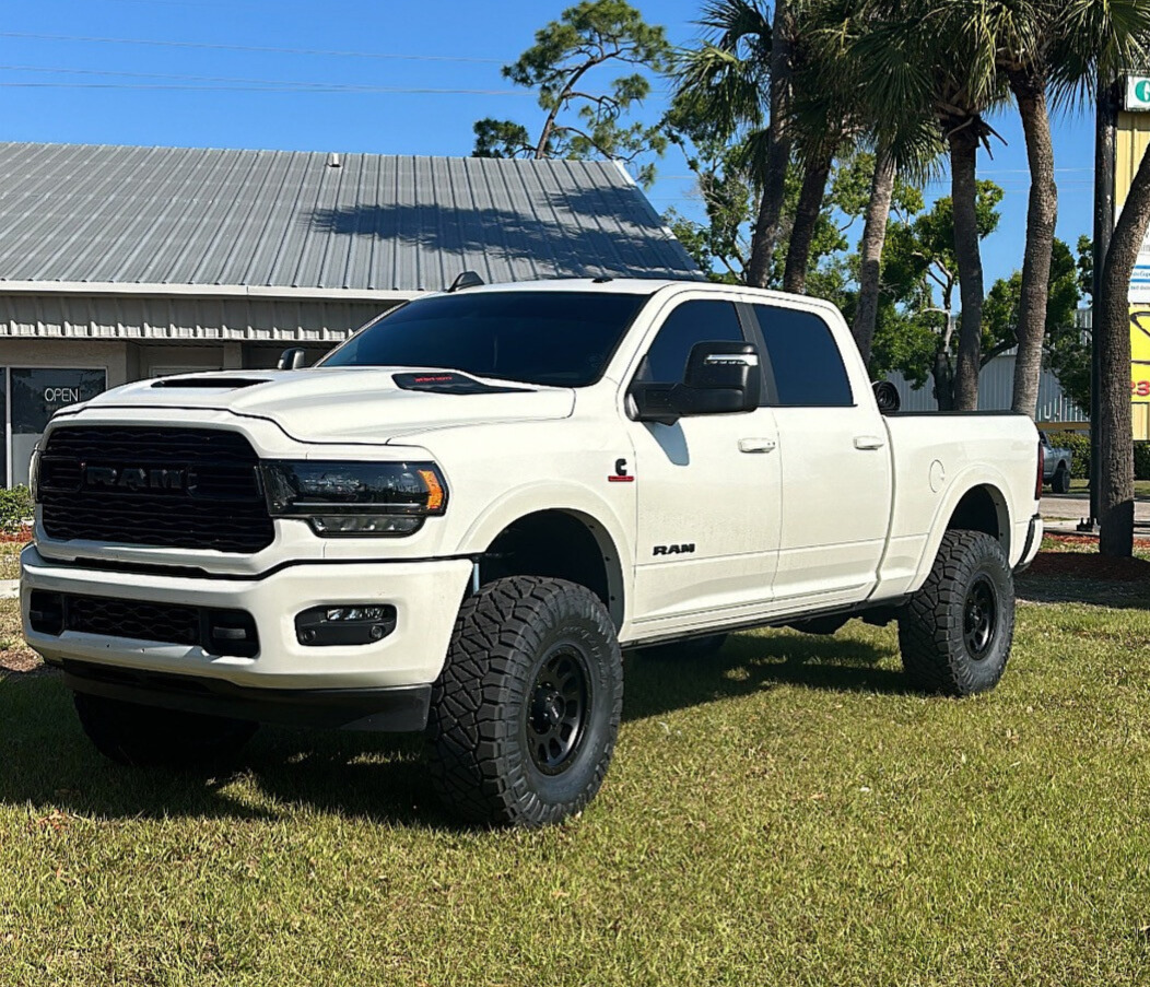 2023 Ram 3500 with Nitto Ridge Grappler tires and Carli Suspension Lift