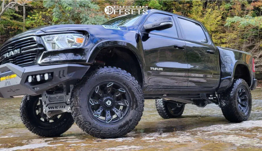 2021 Ram 1500 with Gear Off-Road Slayer wheels and Rough Country Suspension Lift