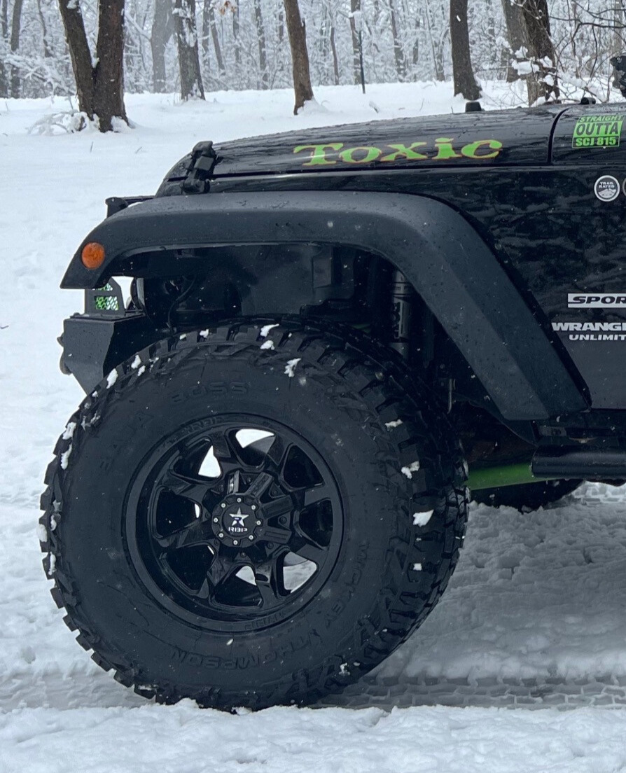 2015 Jeep Wrangler Unlimited with JKS Suspension Lift